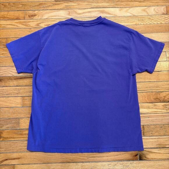 Vintage 90s Single Stitch Scottsdale Arizona Purple T-Shirt Rodeo Cowboy Size XL - Picture 2 of 7